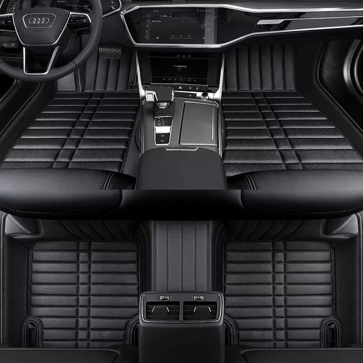 Custom leather starry sky car floor mats