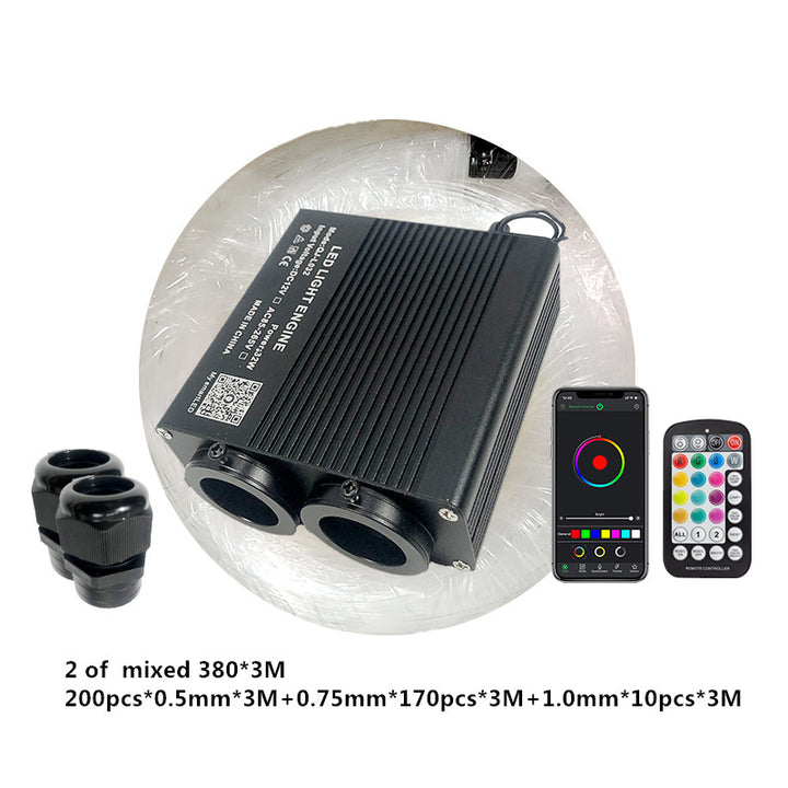 New type of fiber optic dual-head intelligent starry sky ceiling