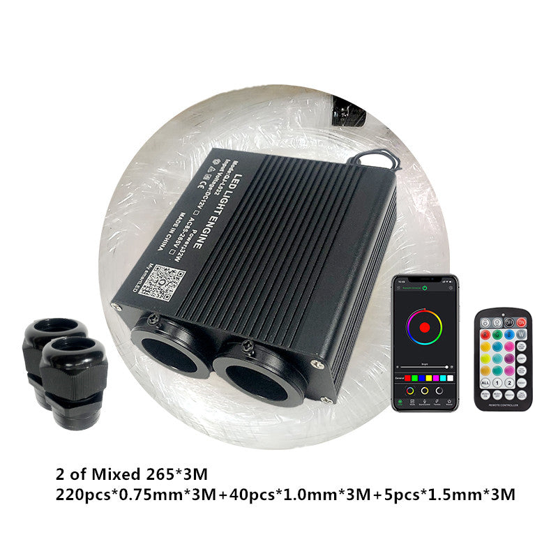 New type of fiber optic dual-head intelligent starry sky ceiling