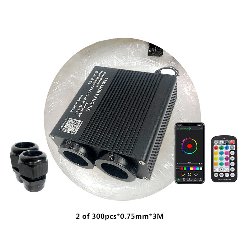 New type of fiber optic dual-head intelligent starry sky ceiling