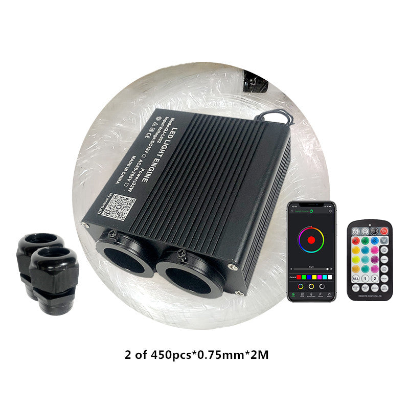 New type of fiber optic dual-head intelligent starry sky ceiling