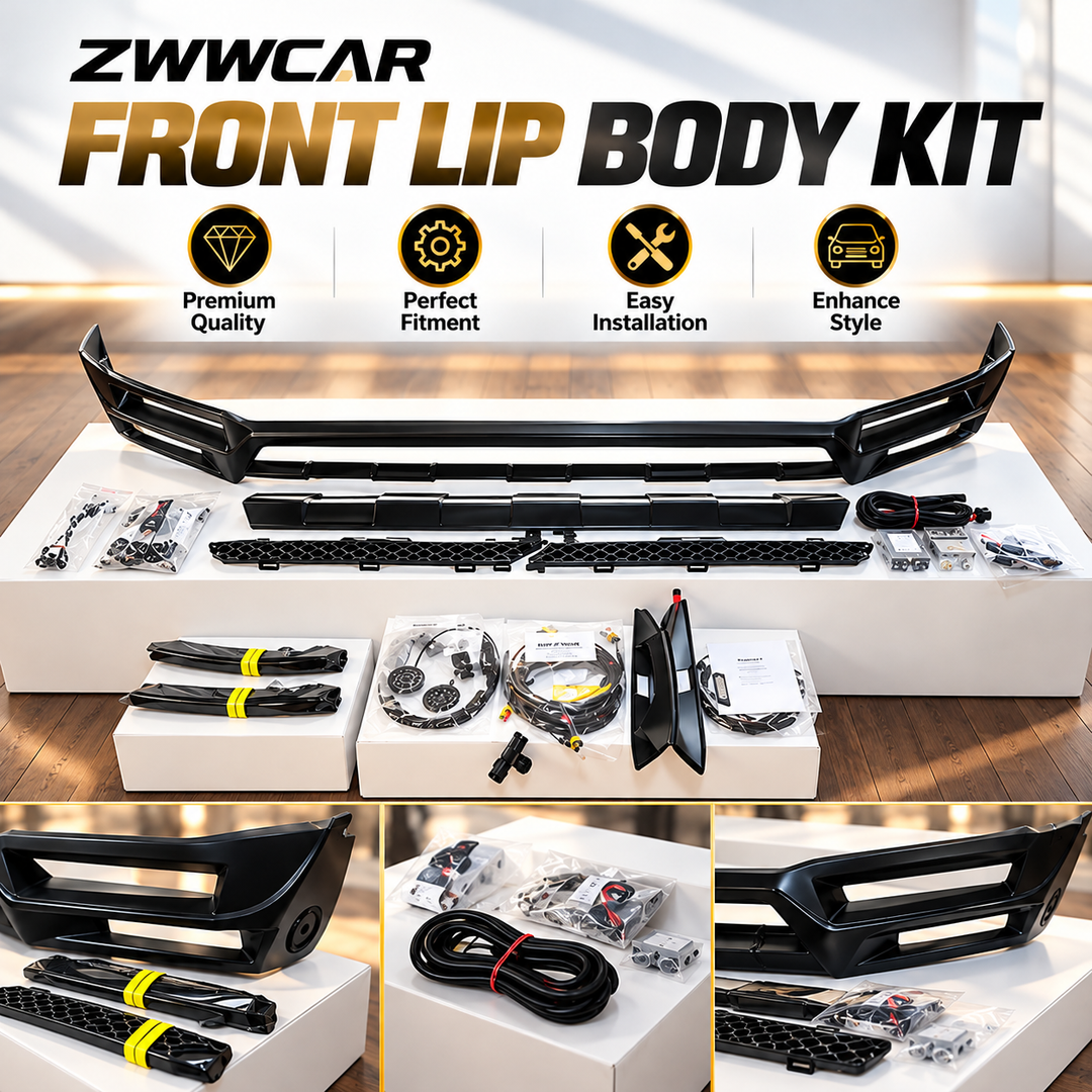 Mercedes-Benz G-Class Brabus-Style Front Lip Upgrade with Lights（2019-2024）