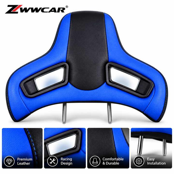 All-new universal racing-style sports headrest for Mercedes-Benz and BMW