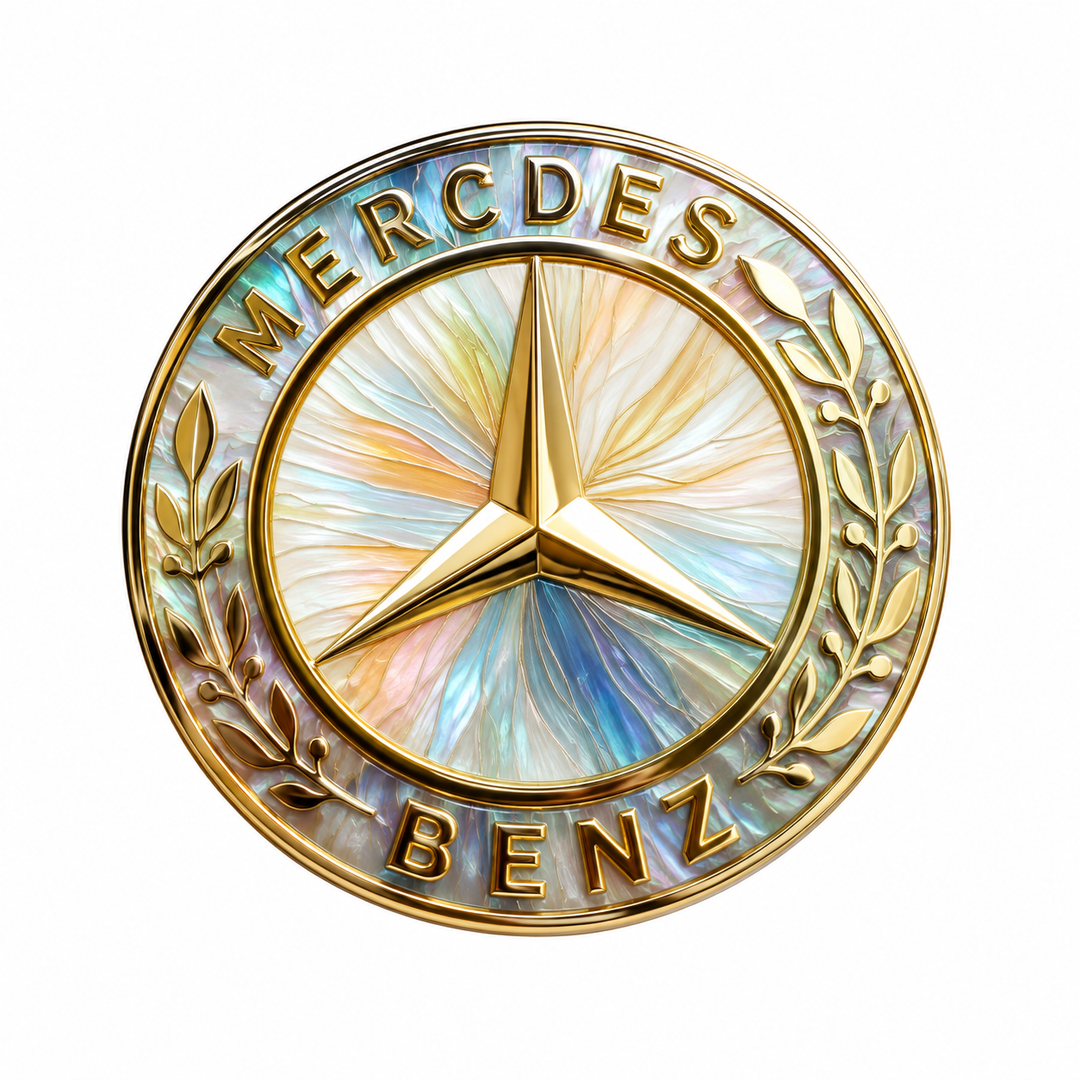 Forged Carbon Fiber Hood Emblem for Mercedes-Benz