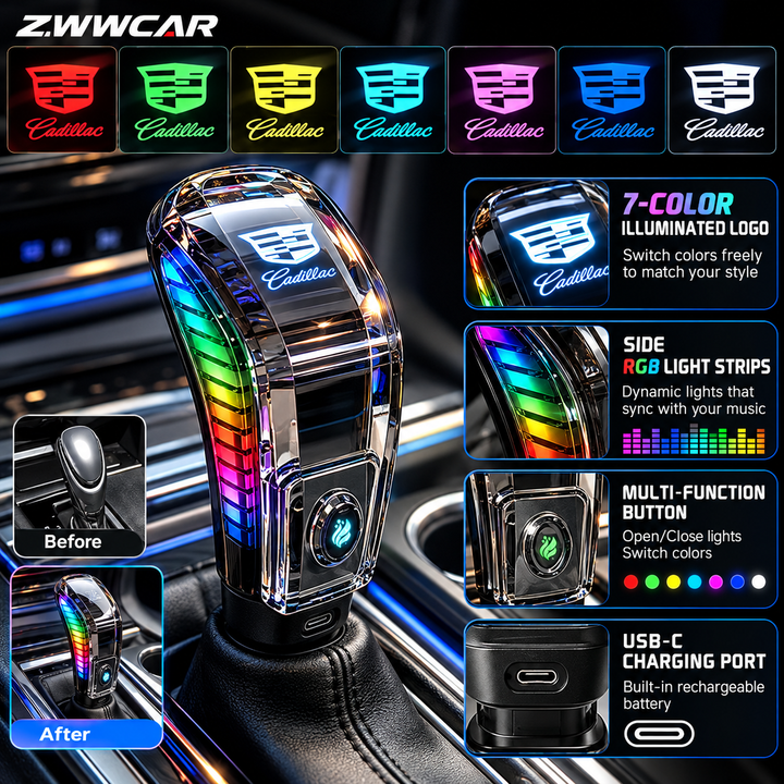 Cadillac Illuminated Crystal Electronic Gear Shifter
