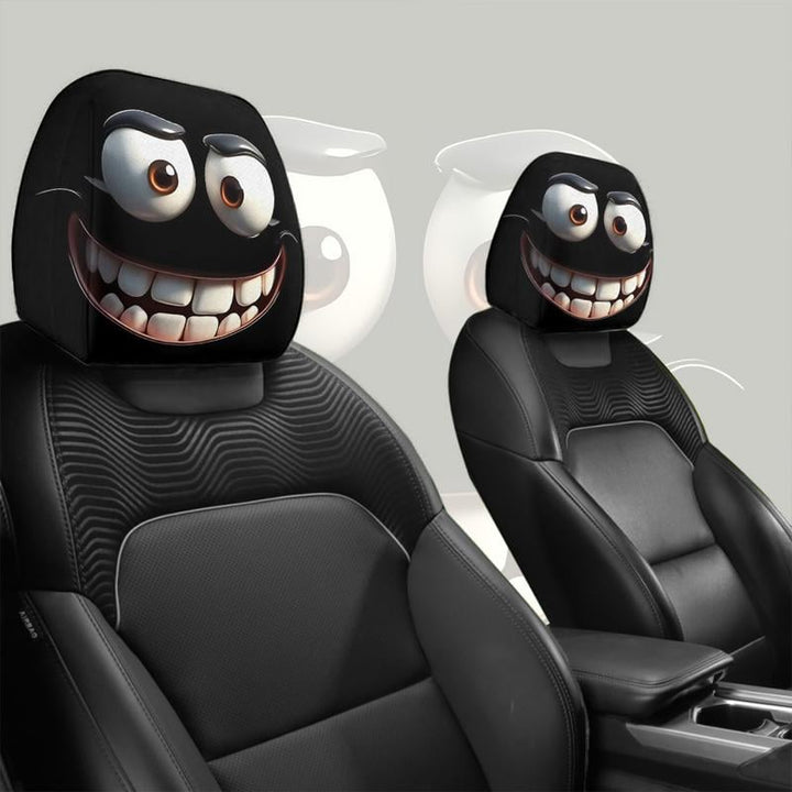 Fun cartoon car headrest covers, universal size
