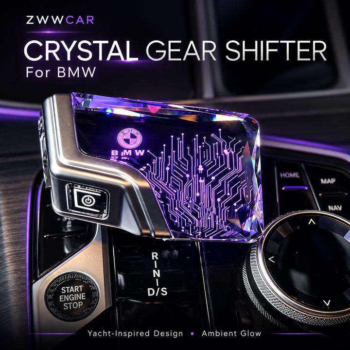 BMW Illuminated Crystal Gear Shift