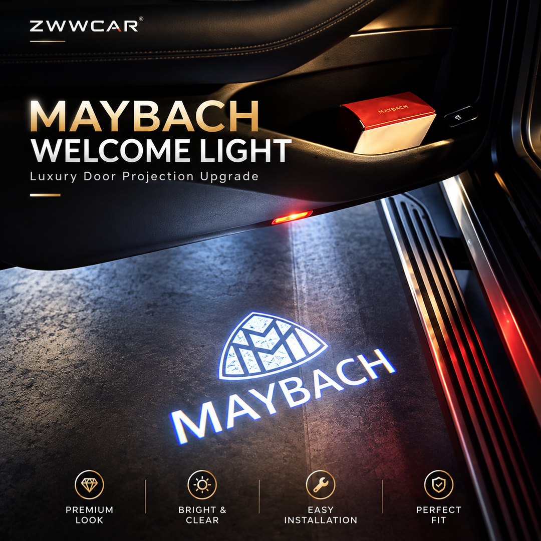 Mercedes-Maybach door welcome lights