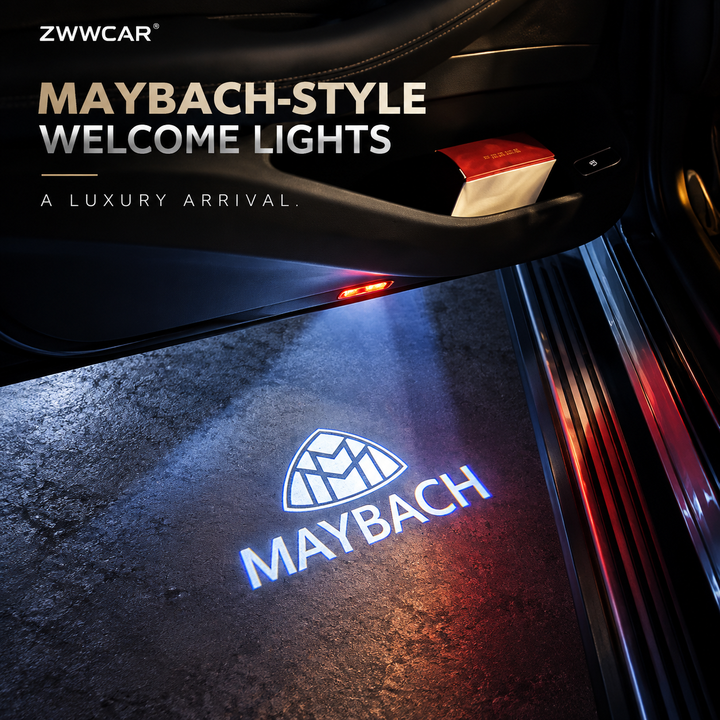 Mercedes-Maybach door welcome lights