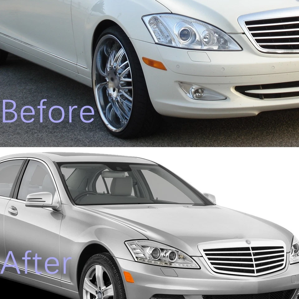 2007-09 Mercedes-Benz S550 headlight and taillight