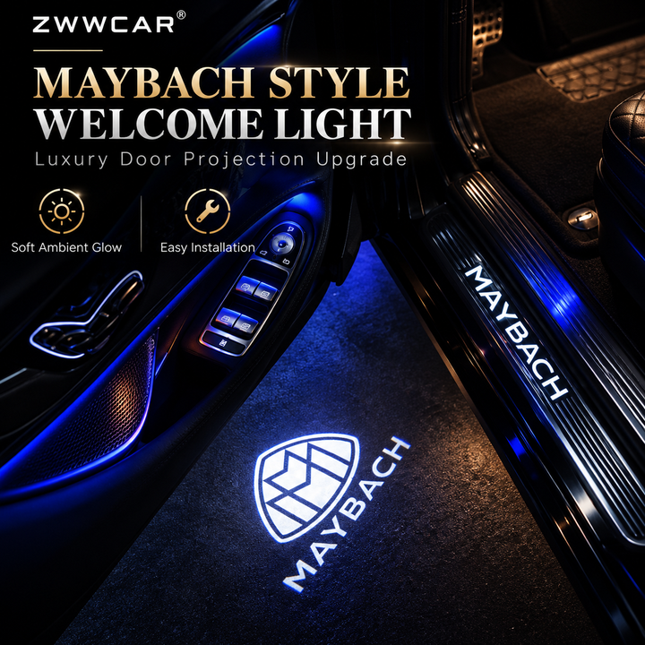 Mercedes-Maybach door welcome lights