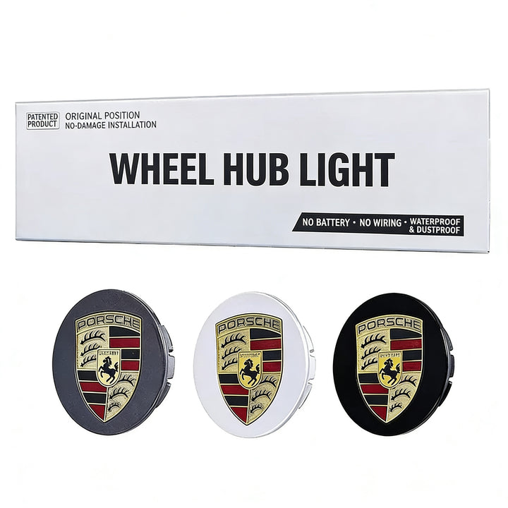 LED car hub cover magnetic levitation light