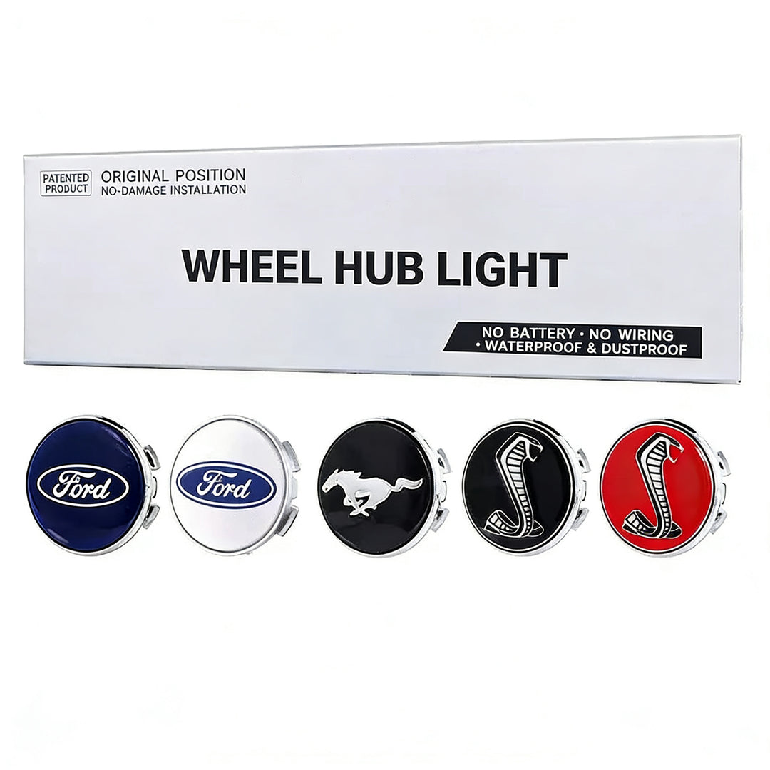 LED car hub cover magnetic levitation light