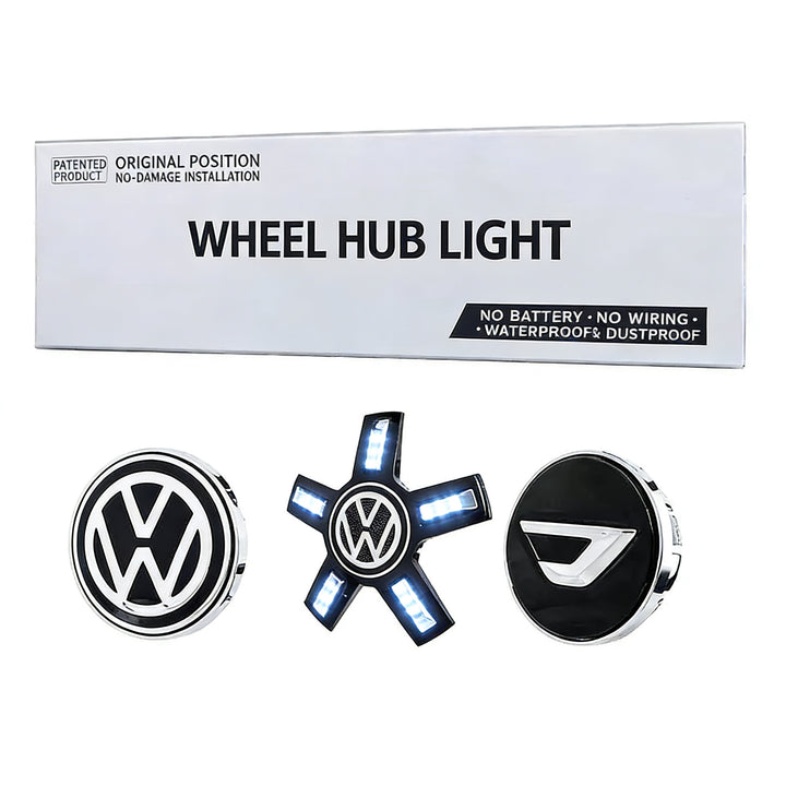 LED car hub cover magnetic levitation light