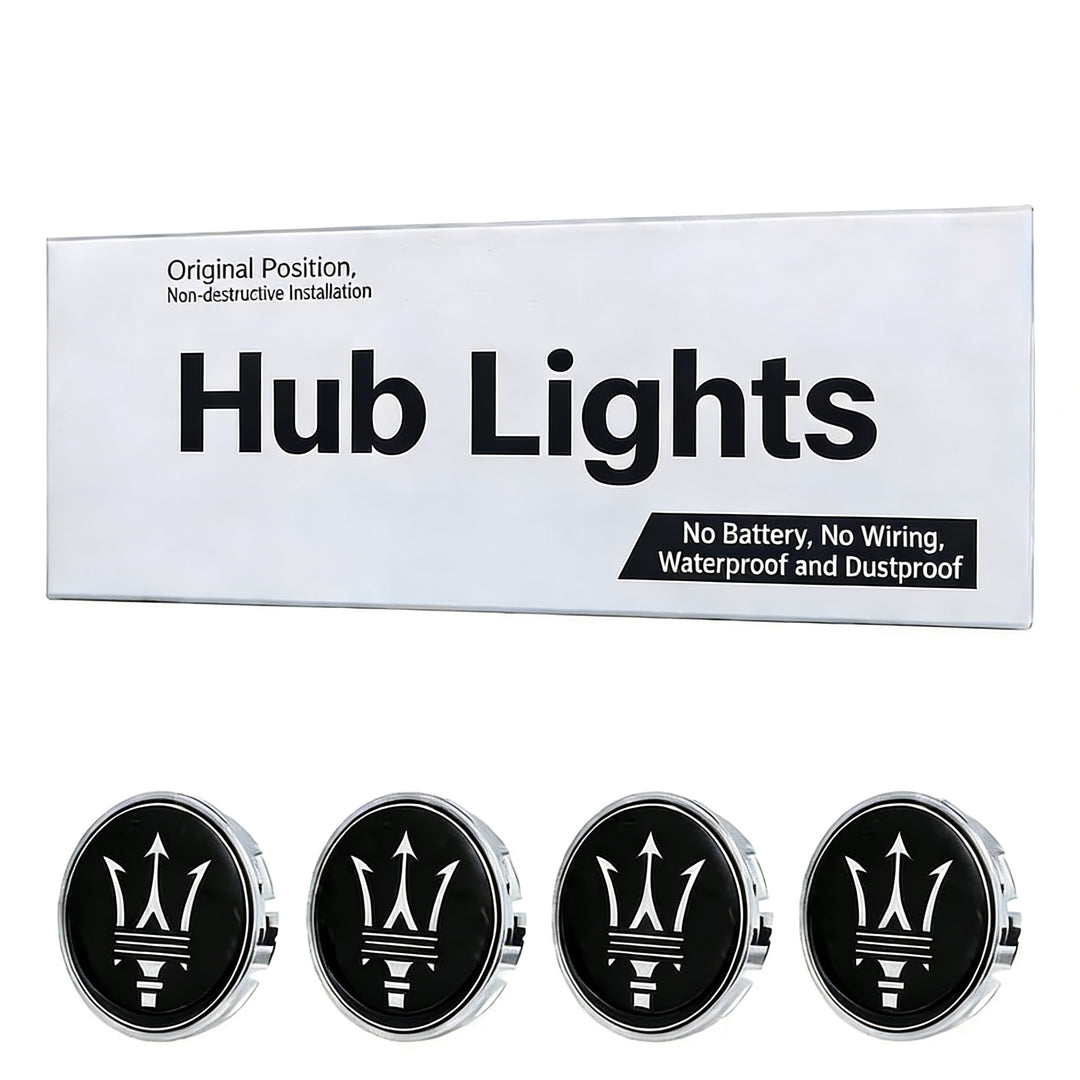 LED car hub cover magnetic levitation light