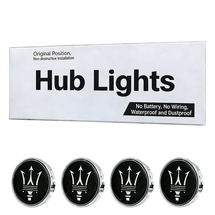 LED car hub cover magnetic levitation light