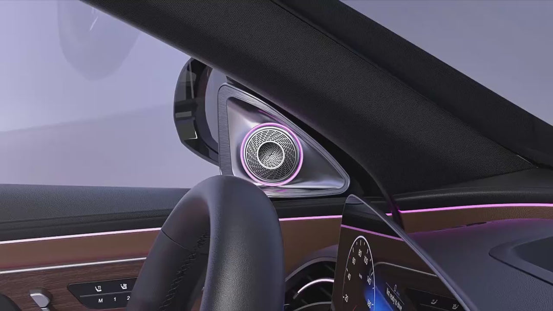 Mercedes-Benz's new seamless rotating tweeter