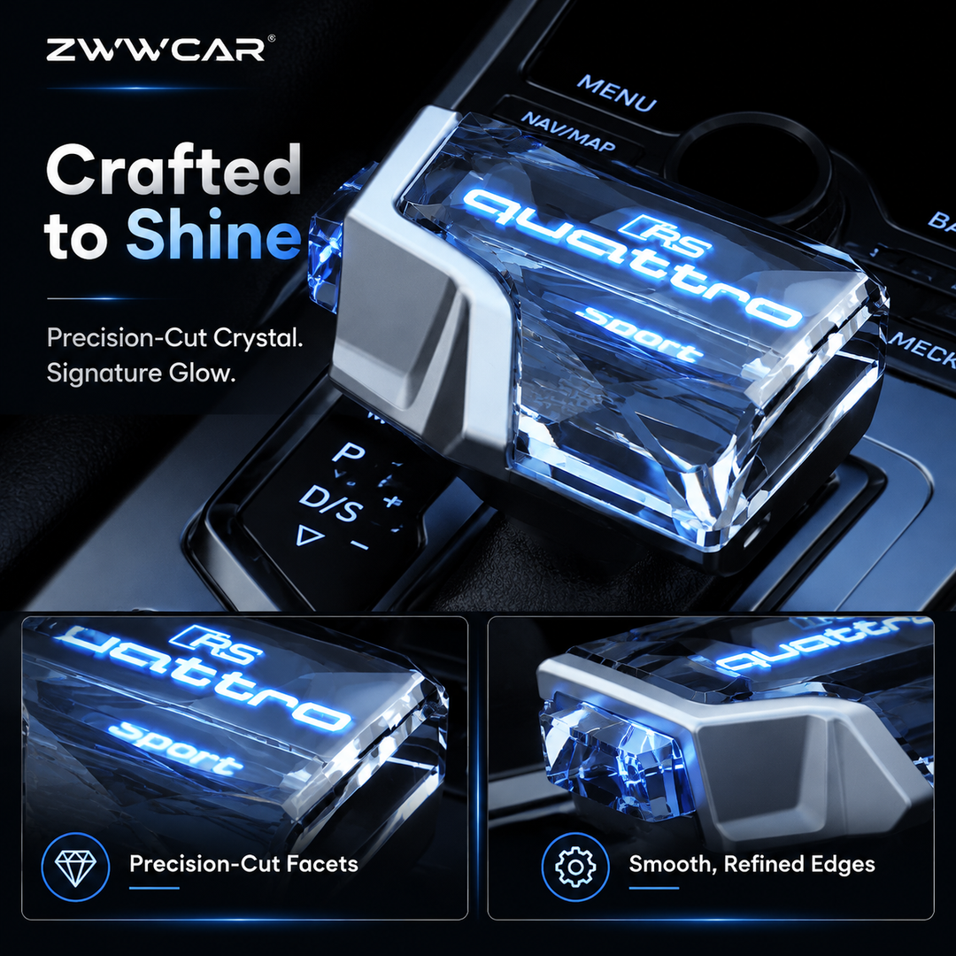 Audi Crystal Gear Shifter – Yacht-Style Upgrade