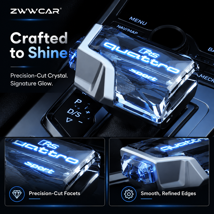 Audi Crystal Gear Shifter – Yacht-Style Upgrade